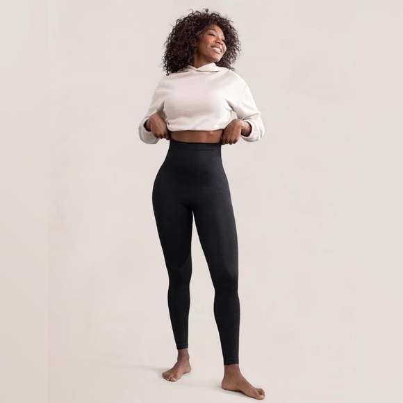 NWT! Shapermint Essentials Black High-Waisted Shaping Leggings Size XL - Picture 1 of 8